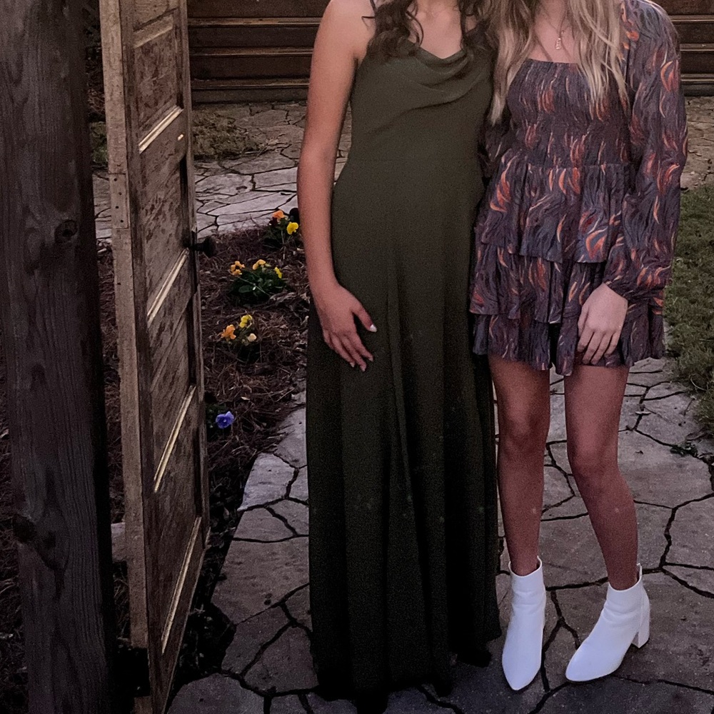 celebrate green dress